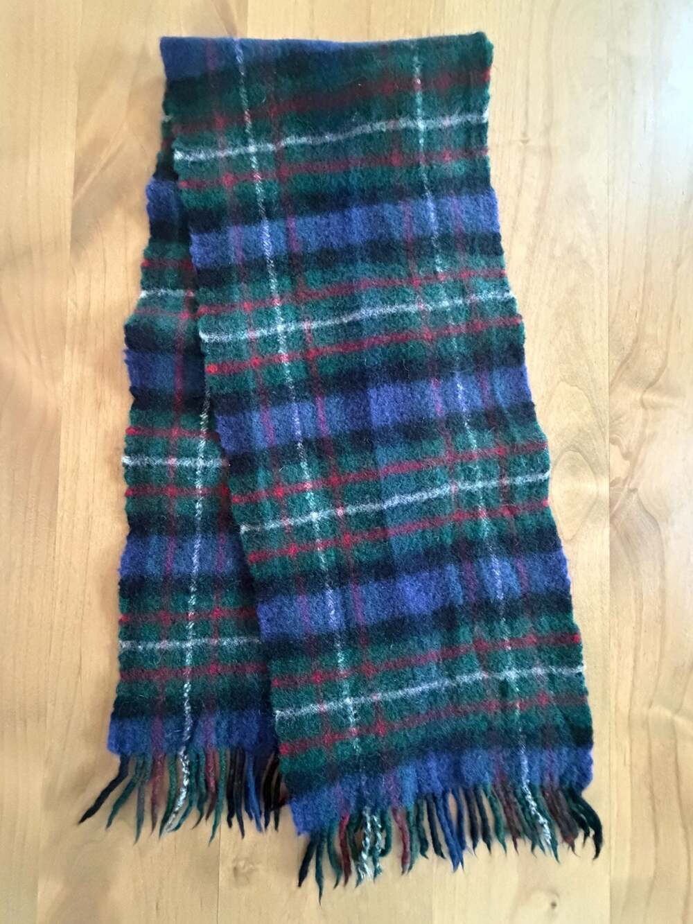 Ingles Buchan Tartan Plaid 100% Lambswool Scarf Made in Scotland